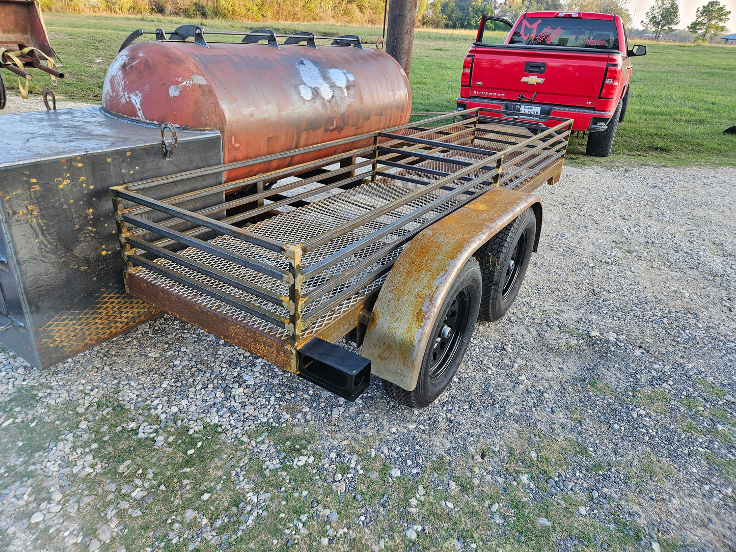250g tandem trailer